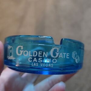 Golden Gate Casino Blue Ashtray